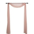thumbnail image 6 of BalsaCircle Dusty Rose 18 feet Sheer Organza Curtain Panel Backdrop Drape Window Decorations, 6 of 8