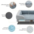 thumbnail image 4 of Cama para perros Casa Paw Orthopedic XL, espuma viscoelástica impermeable, 4 of 6