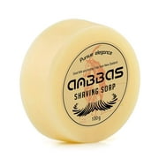 Anbbas Shave Soap Goat Milk 100g from New Zealand for Beard Barber Traditional Wet Shaving