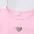 thumbnail image 6 of Plebaso Toddler Baby Girls Cute T-Shirts Short Ruffle Sleeve Cotton Tee Crewneck Summer Tops for Kids, 6 of 7