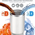 thumbnail image 3 of Modern 30oz Handheld Travel Tumbler with Handle – Double Wall Stainless Steel Insulated Cup, Flip Straw Lid, Leak-Proof & BPA-Free for Hot and Cold Drinks – Durable Coffee & Juice Mug White, 3 of 7