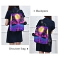 thumbnail image 4 of FORMRS Women's Travel Backpack Purse Anti-theft Hidden Pockets Casual Shoulder Bag, Purple Neon Road, 4 of 7