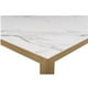 thumbnail image 5 of Comedor Soria Golden 6 Sillas Tubular Cubierta Porcelanato Mármol MOBILKRAFT Modelo Soria Golden 6 Sillas Rectangular, Estilo Contemporáneo en Color Late, 5 of 5