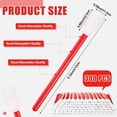 thumbnail image 2 of 300 foam cleaning swab sticks, 5.12 inches long, red square and rectangular sponge heads for solvent format inkjet printers and optical devices, 2 of 5