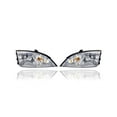 thumbnail image 1 of Headlight Assembly - Compatible/Replacement for '05-07 Ford Focus Sedan/Hatchback/Wagon - Halogen - Pair, Left Driver + Right Passenger Set - 7S4Z13008E, 7S4Z13008F, 1 of 2
