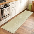 thumbnail image 2 of Kitchen Runner 2 x 6 Ft, Brown Wildflowers Non-Slip Residential Carpet, Modern Floral Butterfly Plant Indoor Crawling Mats Runner Rugs for Living Room/Dining Room/Bedroom, 2 of 8