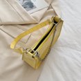 thumbnail image 3 of Bolsa de cuero portátil para mujer de mano de cocodrilo sólido para axilas de calle JShteea Para Estrenar, 3 of 9