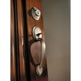 thumbnail image 3 of Kwikset Dakota Front Door Lock Handle and Deadbolt Set, Entry Handleset Exterior Only, Secure Locking Deadbolt, Antique Brass, Interior Sold Separately, 3 of 5