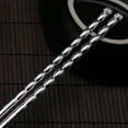 thumbnail image 2 of Wollet S990 Sterling Silver Sterling Chopsticks, 22cm(8.6''), 42g, Hollow Silver Chopsticks, Silver Tableware for Gift, 2 of 9