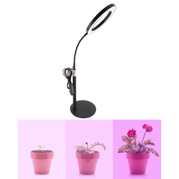 Luz De Cultivo Para Plantas, Luz De Cultivo Profesional De 10 Brillos, 3 Configuraciones De Temporizador, Multifuncional Para Plantas De Interior