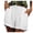 White, variant on Sngxgn Women's Shorts Shorts with Deep Pockets Long Shorts for Women Lounge Walking (Black,XXL)