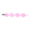 thumbnail image 2 of Chupete de Clip Actividad entretenimiento pañales Accesorios - Rosado, se describe Zulema Clip de chupete de flor, 2 of 8