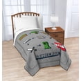 thumbnail image 2 of Minecraft Icon Adventure Blanket, Gaming Bedding, 2 of 2