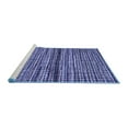 thumbnail image 2 of Ahgly Company Machine Washable Indoor Rectangle Abstract Blue Modern Area Rugs, 5' x 8', 2 of 4