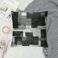thumbnail image 2 of ARISTURING  Black White Grey Pillow Covers, Abstract Art Outdoor Decorative Throw Pillows for Couch, Modern Geometry Decor Cushion Cover Soft Farmhouse Square Pillowcase for Bed Car Safa, 2 of 5