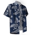 thumbnail image 5 of Hawaiian Shirt for Men Summer Short Sleeve Button Down Lapel Collar Loose Fit Tropical Print Beach Shirts Vacation Outfits, 5 of 5