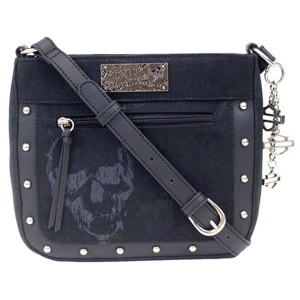 harley davidson leather crossbody bag