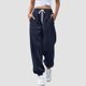 thumbnail image 2 of Pantalones de chándal con cordón para mujer para otoño/invierno: pantalones holgados de color liso con cintura elástica, tallas S-XXXXL, 2 of 5