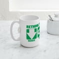 thumbnail image 5 of CafePress - Rethink The Future, Recycle Large Mug - 15 oz Ceramic Large White Novelty Mug, 5 of 6