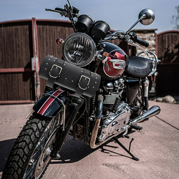 OUNONA Universal Motorcycle Saddlebags Tool Pouch Motorbike Handlebar Storage Bag Rear Bike Rack Bag Motorcycle Side Bag For Electric Bikes