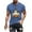 Blue, variant on Mens Shirts Halloween Ghost Pumpkin T-shirt Short Sleeved Printed Round Neck Blouses Army Green M T-shirts for Men