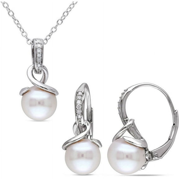 Everly Women's Cultured Pearl Sterling Silver Earrings