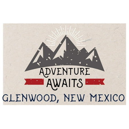 

Glenwood New Mexico Souvenir 2x3 Inch Fridge Magnet Adventure Awaits Design
