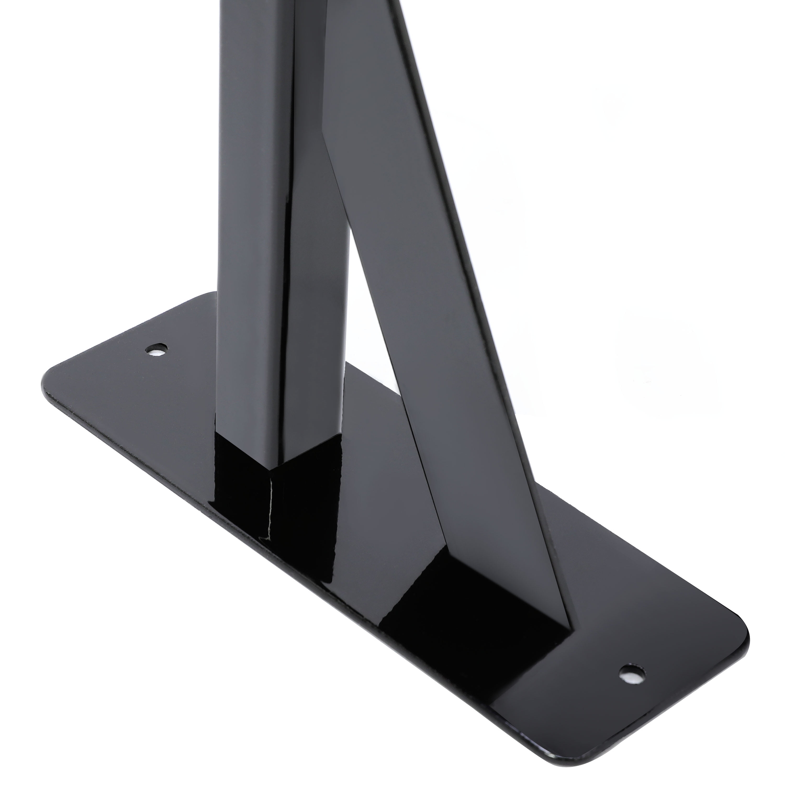 Kojem Vertical 6-Slot Storage Wall Mount for Rifles/Shotguns, Steel Black, 150 lb