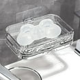 thumbnail image 1 of PRETXORVE Suction Cup Soap Wall Mounted Non Perforated Storage Household High End Double Layer Draining Soap Storage Rack, 1 of 6