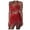 A-Red633, variant on XIAONU Womens Sequin Fringe 2 Piece Outfit Halter Crop Top And Short Skirt Matching Set