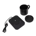 thumbnail image 1 of 55℃ Mug Warmer USB Powered Milk Cup Warmer with 3 Temperature Settings for Home and Office Desk Use Black, 1 of 10