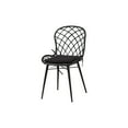 thumbnail image 2 of Baxton Studio Aniceta Modern Bohemian Black Finished Wood and Rattan 7-Piece Dining Set, 2 of 7