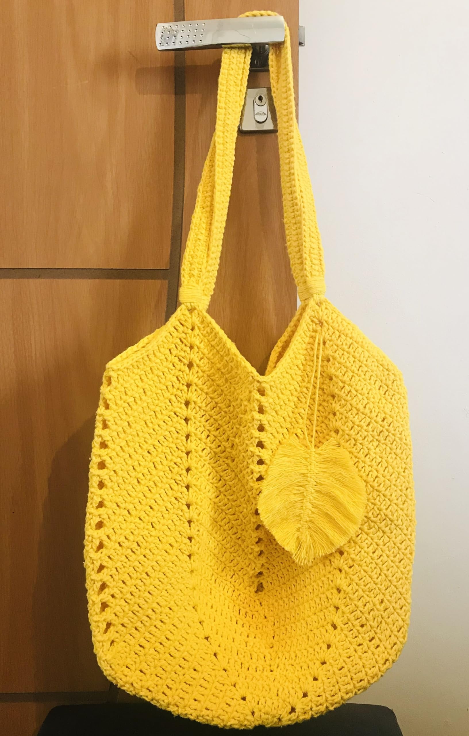 Troyarn Twisted Raffia Yarn for Crafting and Design for Creative Projects, Sustainable Soft Beach Bag,Hat, Hand Knitting Handbags Medium(4) 100% Polyester/(3x3.52 Oz)/(3x109 Yd) (11807 - Yellow)