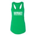 thumbnail image 2 of Wild Bobby Waymaker Inspirational/Christian Women Racerback Tank Top, Kelly, Large, 2 of 5