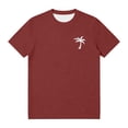 thumbnail image 5 of Mens T-Shirts Cotton Soft Breathable Crew Neck Going Out Tees Clothes Workout Gym Shirts, Short Sleeve Active Running Athletic Tee Tops, 5 of 5