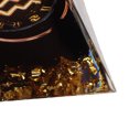 thumbnail image 4 of Yajisi Orgonite Pyramid Positive Energy Generator 2 inches / 5 cm Healing Crystal Chakra Meditation Zodiac Decor Figurine Knick-Knacks - Aquarius, 4 of 4