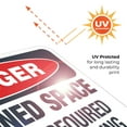 thumbnail image 6 of Danger Confined Space Lockout Required Before Entering Sign, OSHA Danger Sign,, 6 of 8