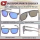 thumbnail image 5 of 1 juego de gafas de motocicleta anti-reflejo de triacetato de celulosa TR para deportes al aire libre, gafas de sol para motocross, bicicleta de tierra, lente azul, marco gris, 5 of 6