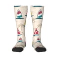 thumbnail image 1 of Balery Reto Marine Nautical Calcetines novedosos Calcetines deportivos Calcetines hasta la rodilla Calcetines de algodón Calcetines originales y geniales, 1 of 6