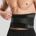 thumbnail image 6 of Sportteer Brace for Lower Back Pain Spinal Stenosis Back Brace Back Brace Adjustable Back Support Belt Lower Back Pain Relief Breathable Lumbar Support for Men Women Fitness Sport, 6 of 9