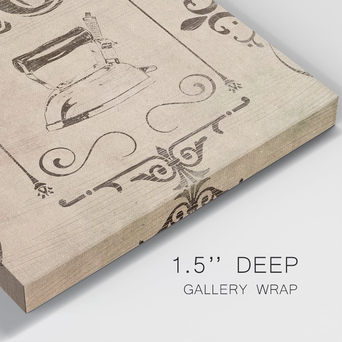 Wexford Home Custom Adagio V-Premium Gallery Wrapped Canvas, 24" x 24" - Ready to Hang