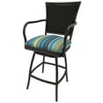 thumbnail image 2 of Set of 3 - Outdoor Indoor Counter 26" Bar Stool - Erin on Brown Frame, 2 of 3