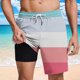 thumbnail image 2 of Pantalones Cortos Casuales para Hombre Imprimir con Bolsillos Pantalones de Playa de Cintura Elástica, Pantalones Cortos de Cintura Elástica para Hombre, 2 of 6