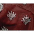thumbnail image 4 of oneOone Silk Tabby Fabric Leaves Block Decor Fabric Printed BTY 42 Inch Wide, 4 of 4