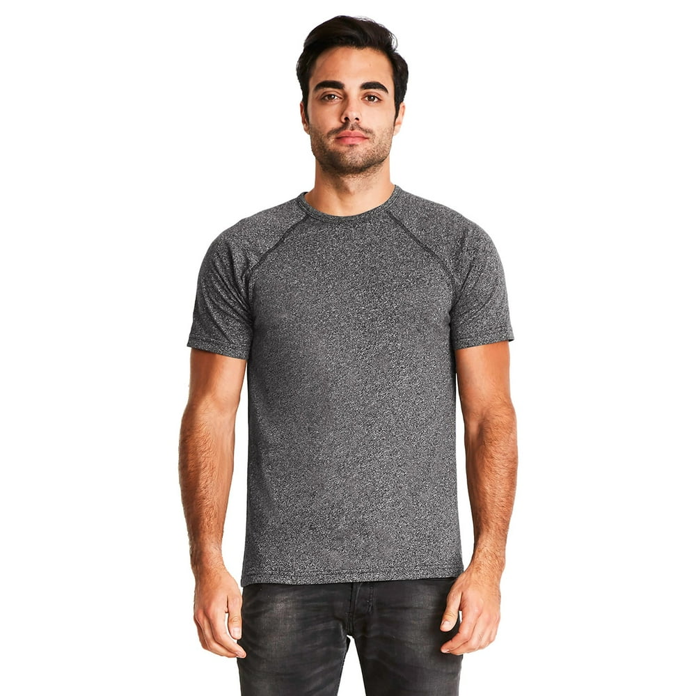 Next Level Apparel - Next Level Men's Mock Twist Short-Sleeve Raglan T-Shirt - 2050 - Walmart