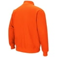 thumbnail image 3 of Men's Colosseum Orange Virginia Cavaliers Tortugas Team Logo Quarter-Zip Jacket, 3 of 3