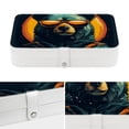 thumbnail image 4 of Bear PU Leather Jewelry Organizer Box Necklace Holder with Removable Compartment - Portable, 4 of 6