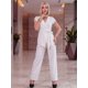 thumbnail image 2 of Conjunto Elegante 2 Piezas Pantalon Wide Legs Blusa Cruzada Outfit para Mujer, 2 of 5