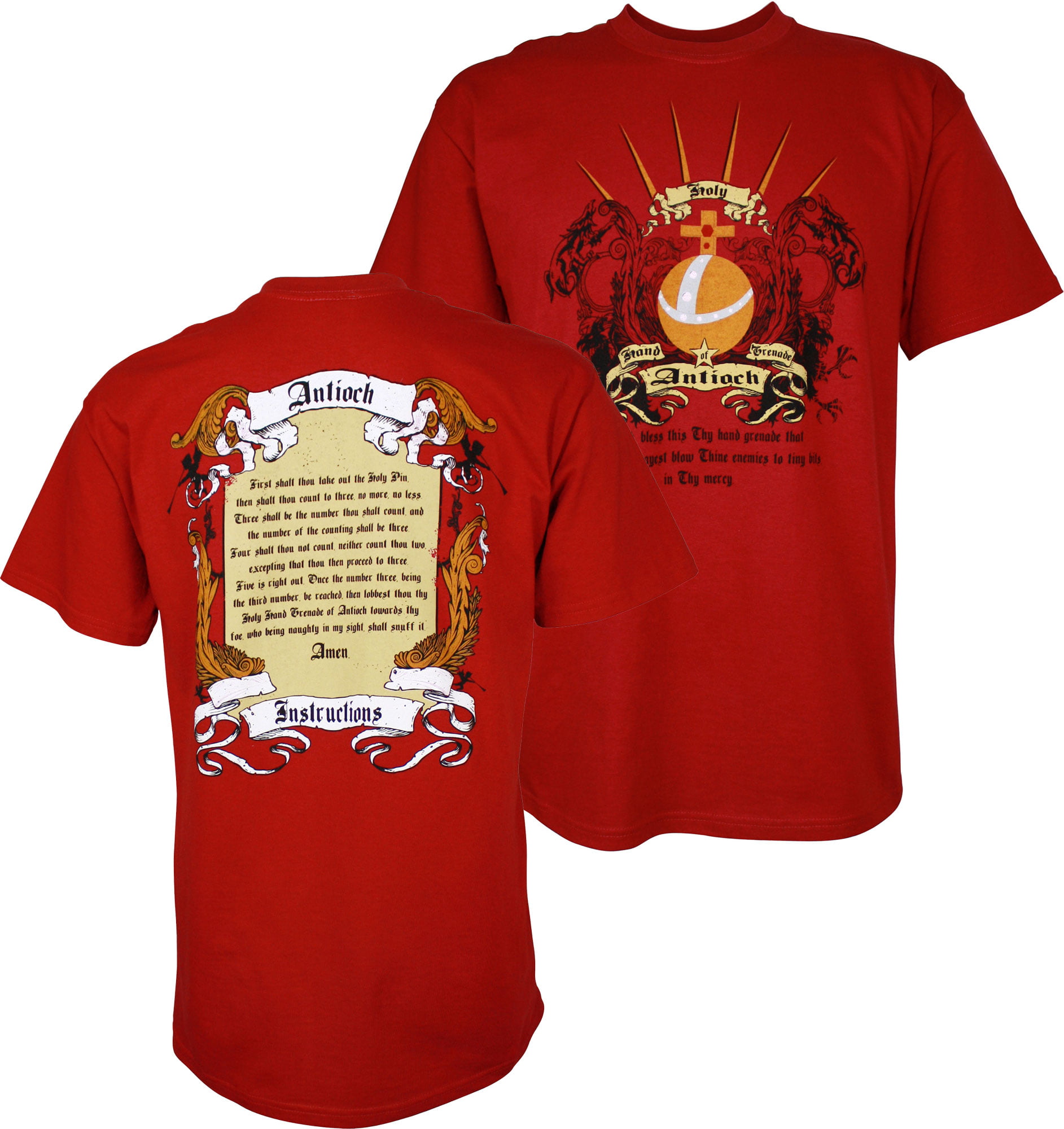 One Two Five T-Shirt Monty Holy Hand Grenade Python and the Fun Holy Grail