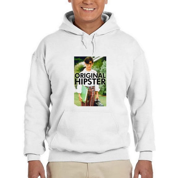 Original Hipster Hoodie Men -T-Line Designs, Male XX-Large